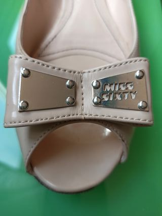 Zapatos planos bailarinas Miss Sixty beige