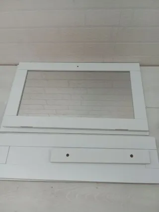 Armario de pared de baño Blanco con Espejo