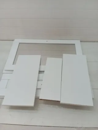 Armario de pared de baño Blanco con Espejo