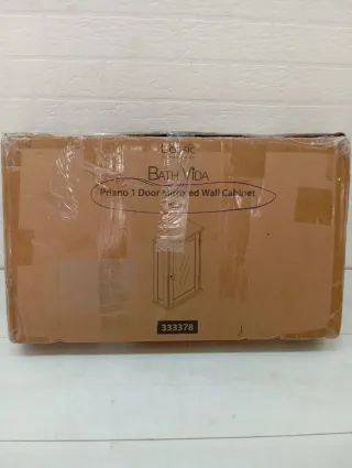 Armario de pared de baño Blanco con Espejo