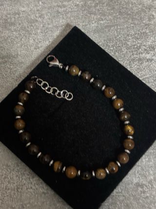 Bracciale Uomo Acciaio Inossidabile Pietre