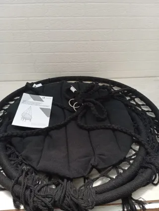 Silla Colgante Exterior con Flecos