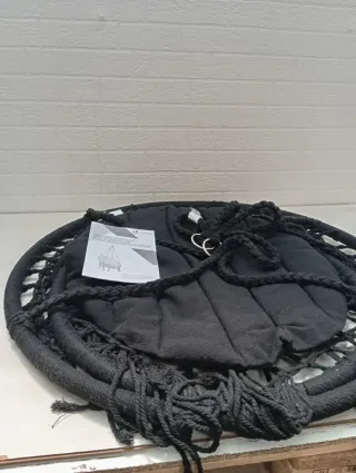 Silla Colgante Exterior con Flecos