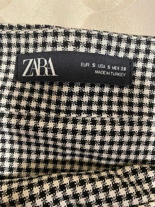 Gonna pantalone mini Zara a quadri