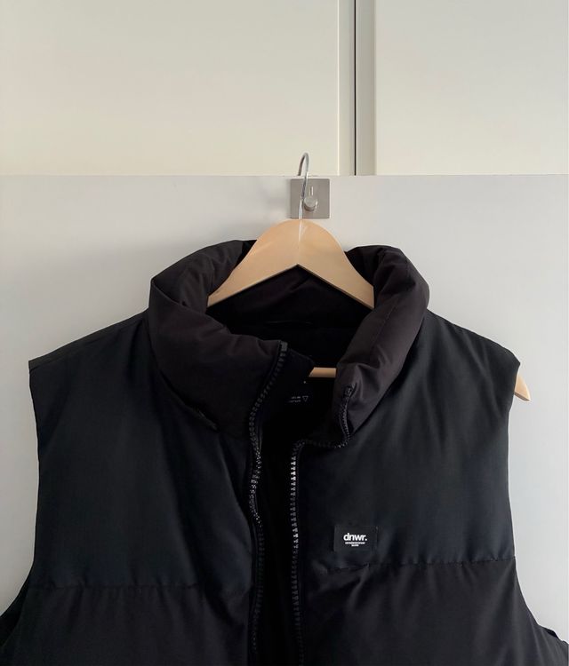 Chaleco acolchado negro Zara talla M