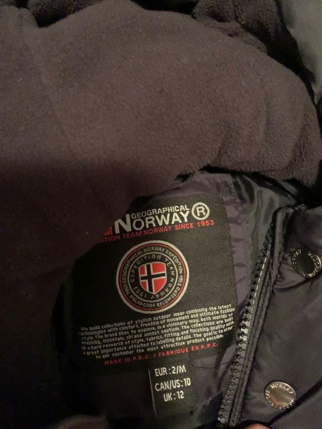 Abrigo Geographical Norway acolchado