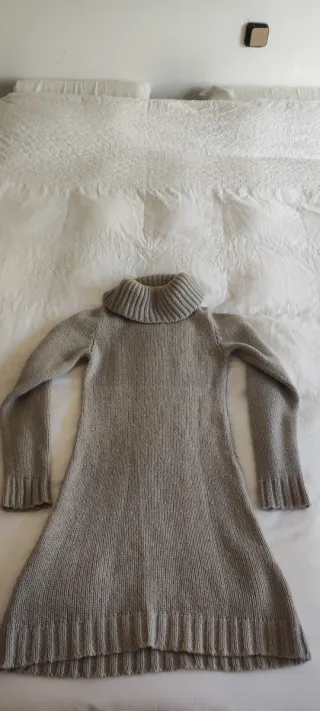 Jersey invierno cuello alto trenzado