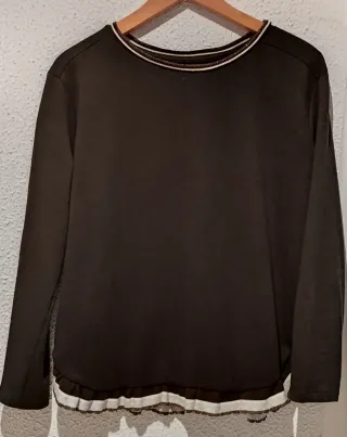 Jersey Sfera Mujer Talla XL verde oscuro.