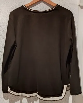 Jersey Sfera Mujer Talla XL verde oscuro.