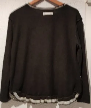 Jersey Sfera Mujer Talla XL verde oscuro.