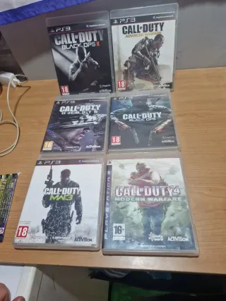 Lote 6 Juegos Call of Duty PS3