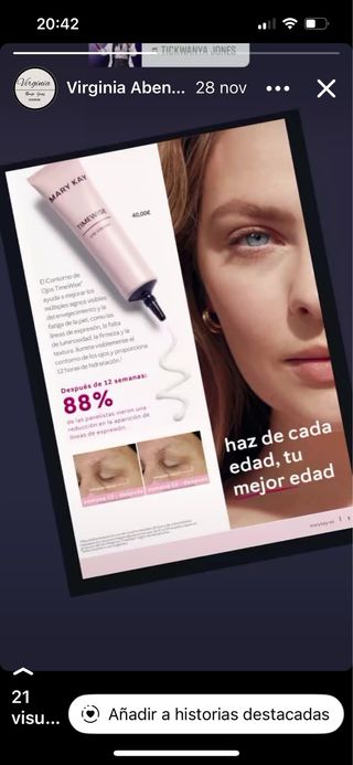 Mary Kay Contorno de Ojos TimeWise