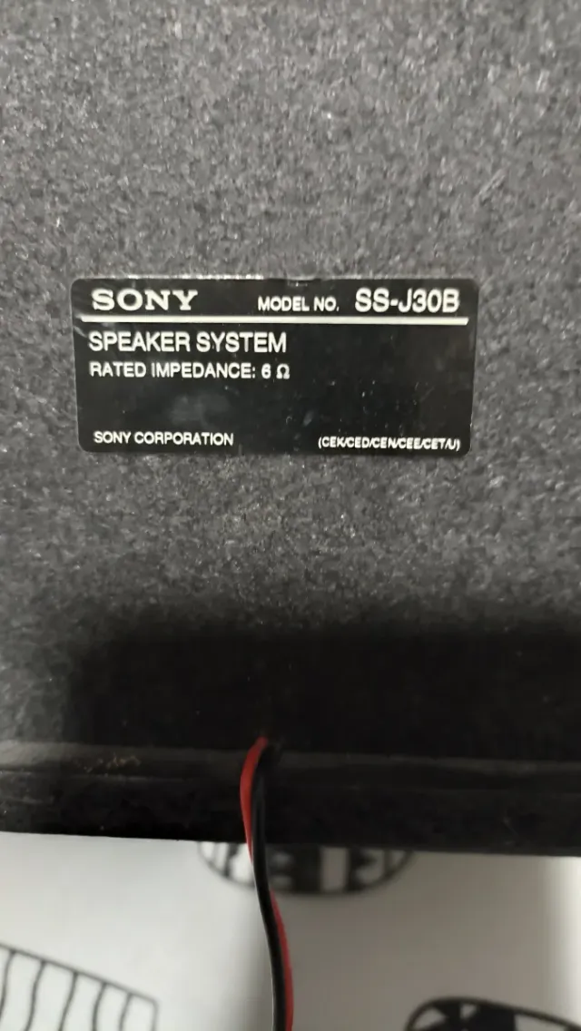 Altoparlanti Sony a 2 vie