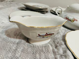 Tognana Servizio Piatti Porcellana Pesce