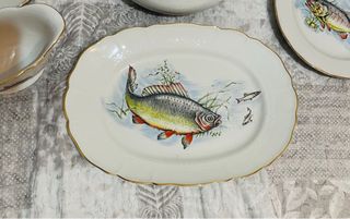 Tognana Servizio Piatti Porcellana Pesce