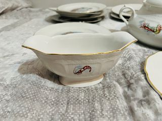 Tognana Servizio Piatti Porcellana Pesce