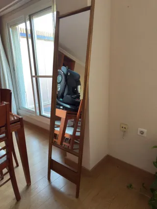 Espejo Zara Home Madera y Cristal