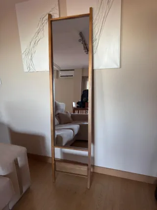 Espejo Zara Home Madera y Cristal