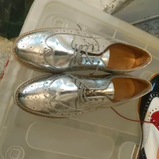 Zapatos Fosco plateados