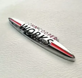 Logo Emblema JCW para Maletero de Mini Cooper One