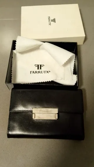 Billetero/Tarjetero Farrutx Piel Negro