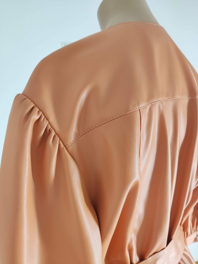 Vestido naranja mujer