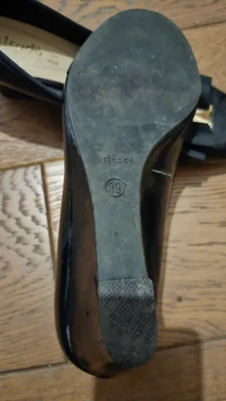 Scarpe Estrada donna nere con plateau