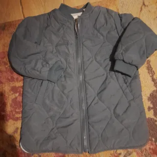 Anorak acolchado gris