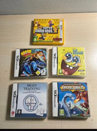 Lote 5 Juegos Nintendo DS/3DS