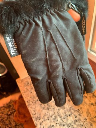 Guanti neri Thinsulate Tg. L