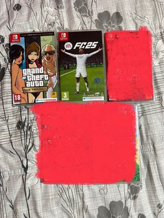 Pack 5 Juegos Nintendo Switch: GTA, FC25, RDR, Mar