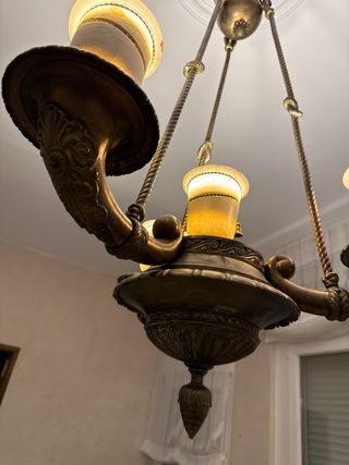 Lámpara antigua estilo francés