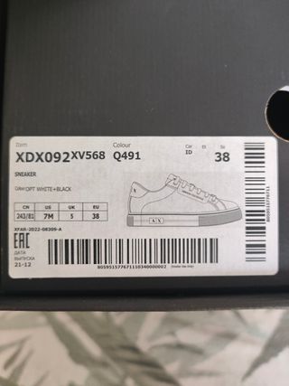 Zapatillas Armani Exchange Talla 38