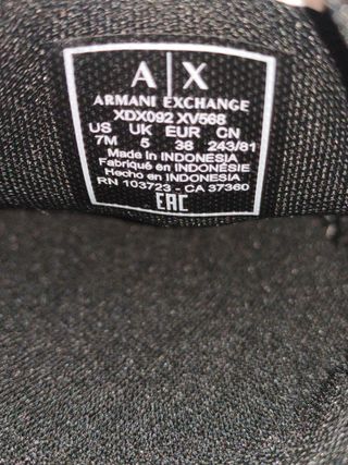 Zapatillas Armani Exchange Talla 38