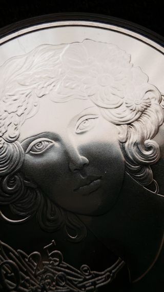 Moneta 1 onza argento 999 'Flora 2025' R. Italiana