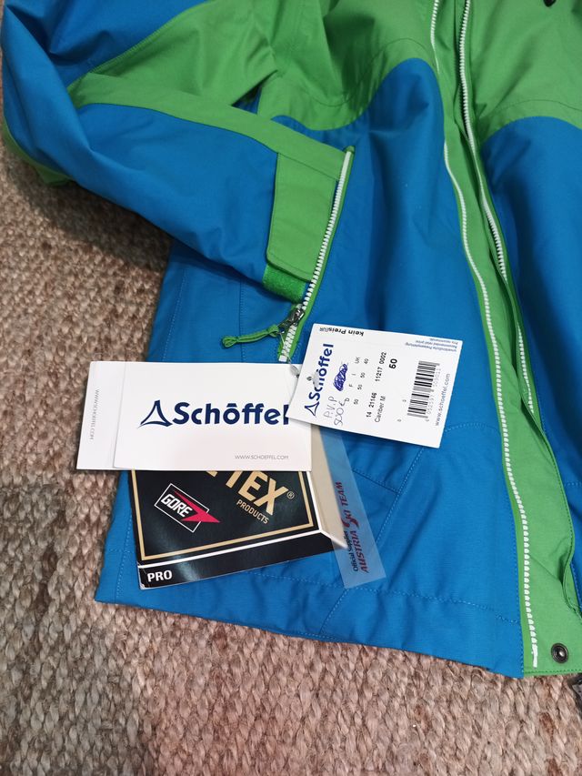 Giacca da sci Schöffel Ski di alta gamma T50 verde/blu