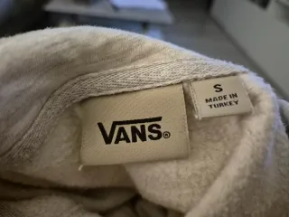 Sudadera Gris Vans con capucha