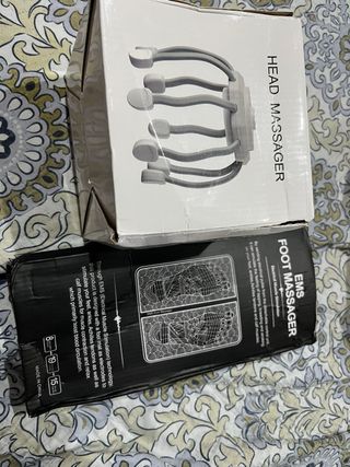 Masajeador cabeza y pies EMS