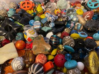 Lote 1kg Peças Bijuteria Artesanato