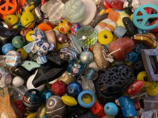 Lote 1kg Peças Bijuteria Artesanato