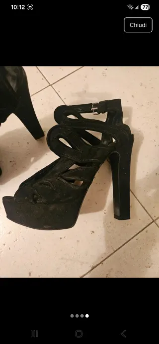 Scarpe tacco alto Zara n.38