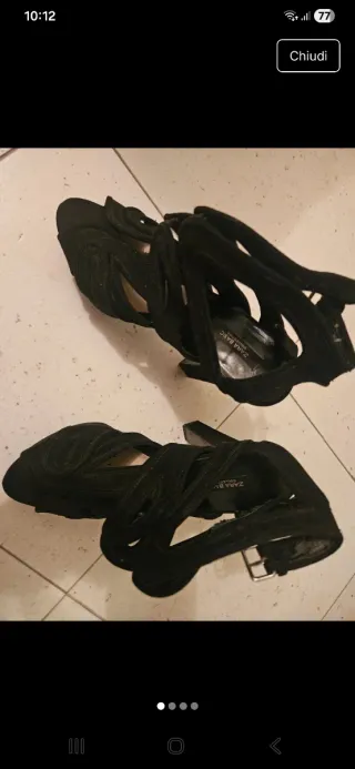 Scarpe tacco alto Zara n.38