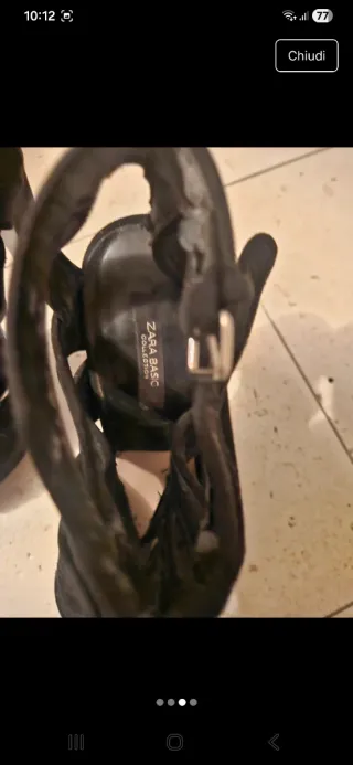 Scarpe tacco alto Zara n.38