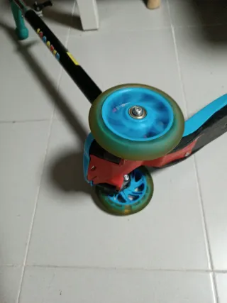 Patinete infantil 3 ruedas azul