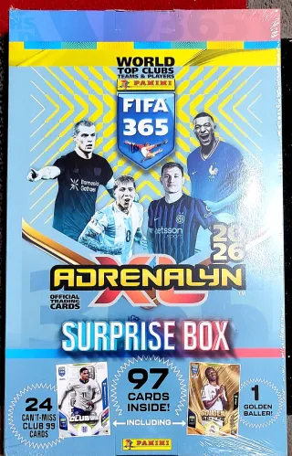 20 card+ Surprize Box Club 99 Panini 2026 FIFA365