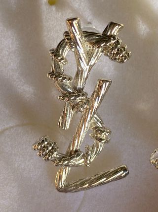 Orecchini YSL dorati