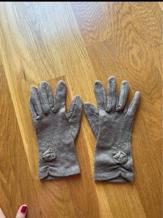 Guantes marrones de mujer