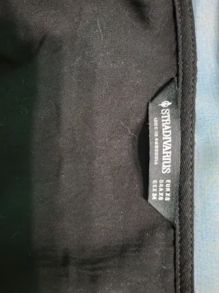 Chalecos Stradivarius Blanco y Negro Talla XS