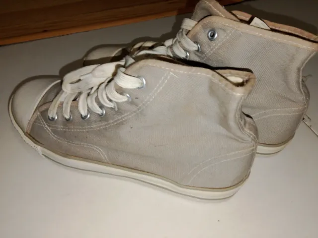 Bambas tipo Converse altas grises