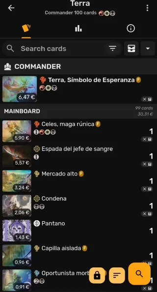 Mazo Commander Magic The Gathering Terra.